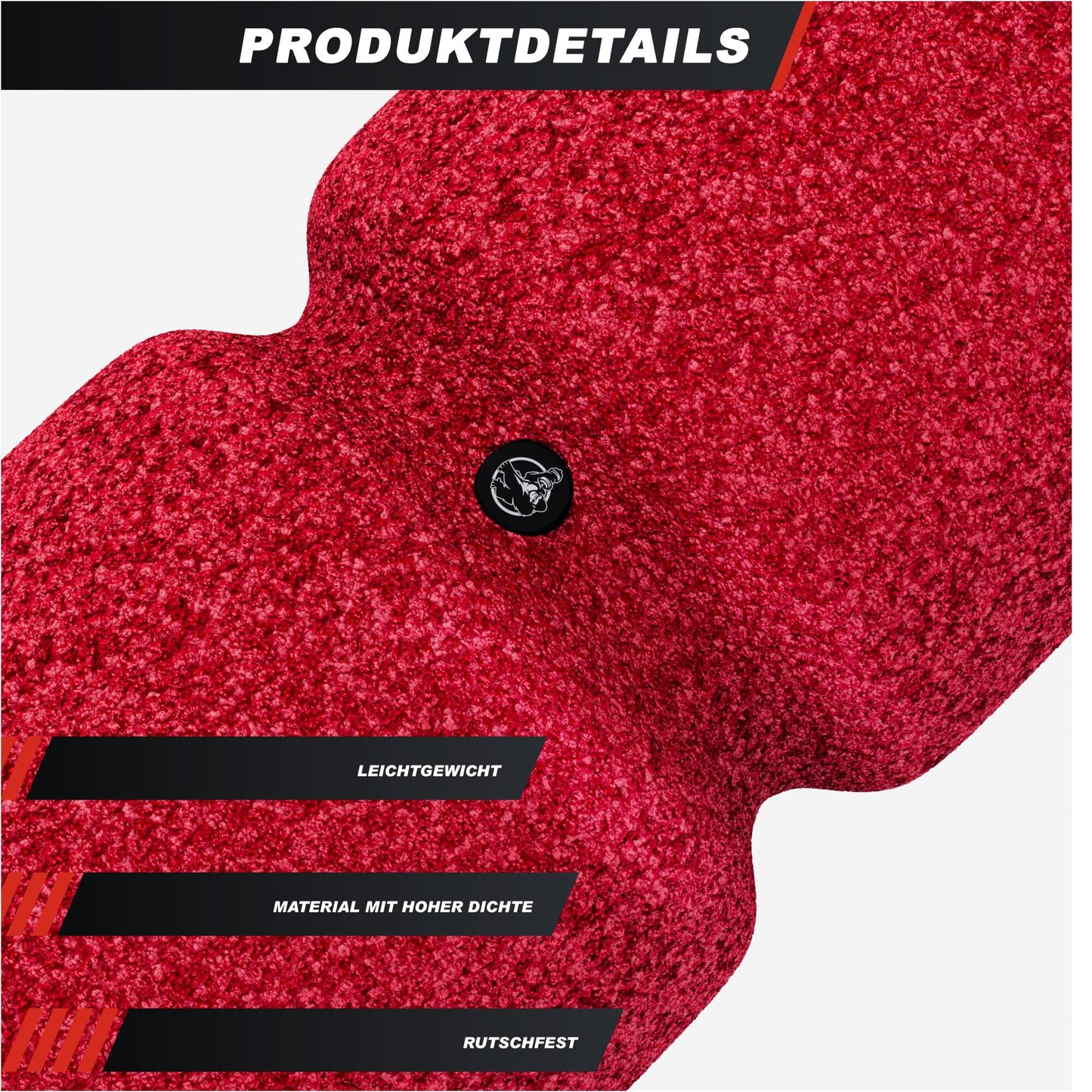 Foam Roller 38 cm - Rullo Fasciale Zigrinato