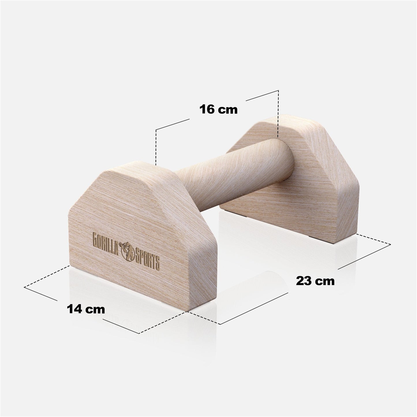 Parallette Push Up in legno