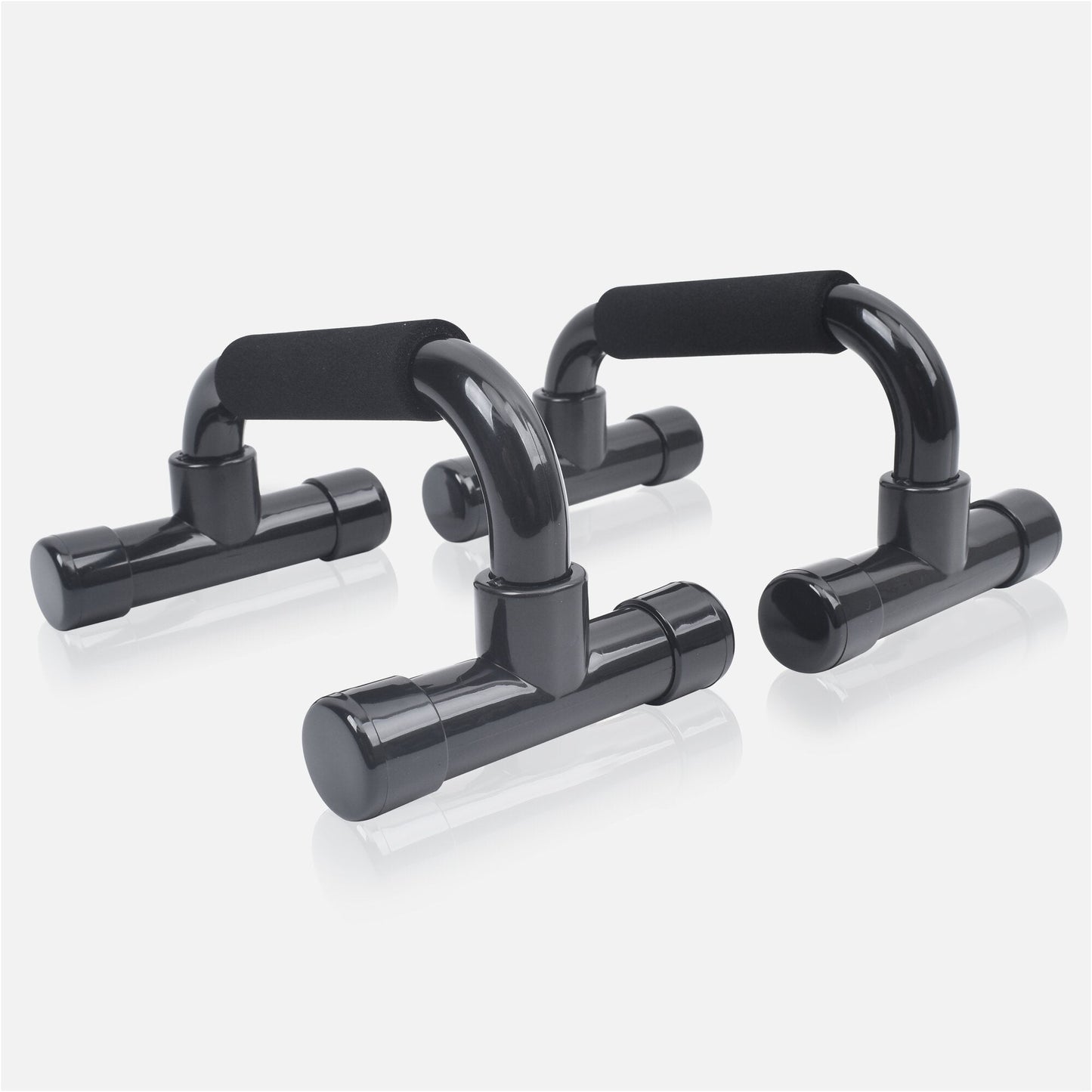 Set Addominali con Rullo Ab Roller, Bande Elastiche e Push Up Bar