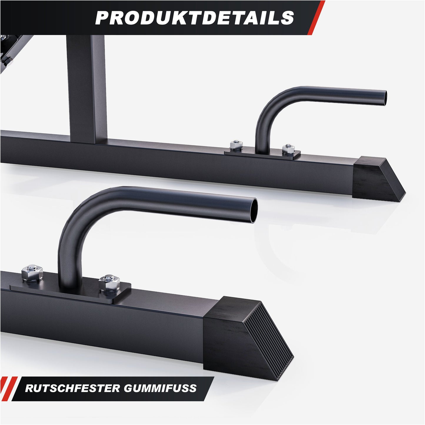 Squat Rack Regolabile con Dip Bar