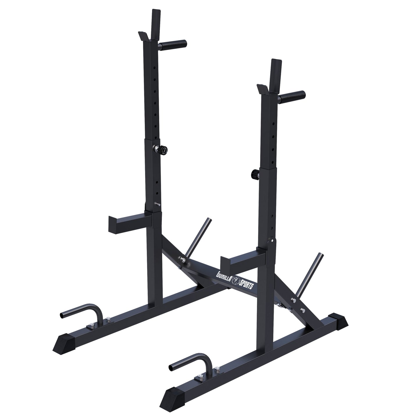 Squat Rack Regolabile con Dip Bar