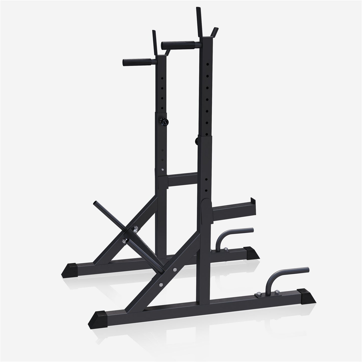 Squat Rack Regolabile con Dip Bar