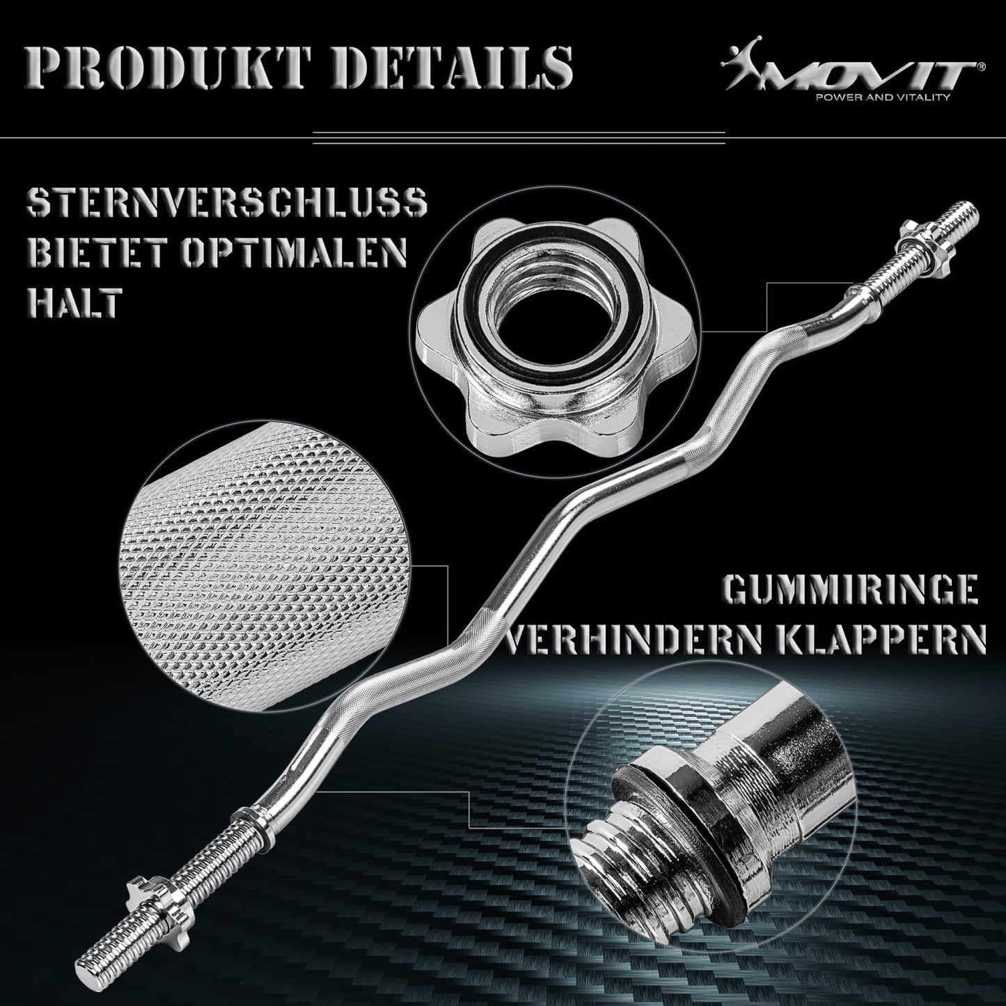 Bilanciere EZ Curl 30 mm