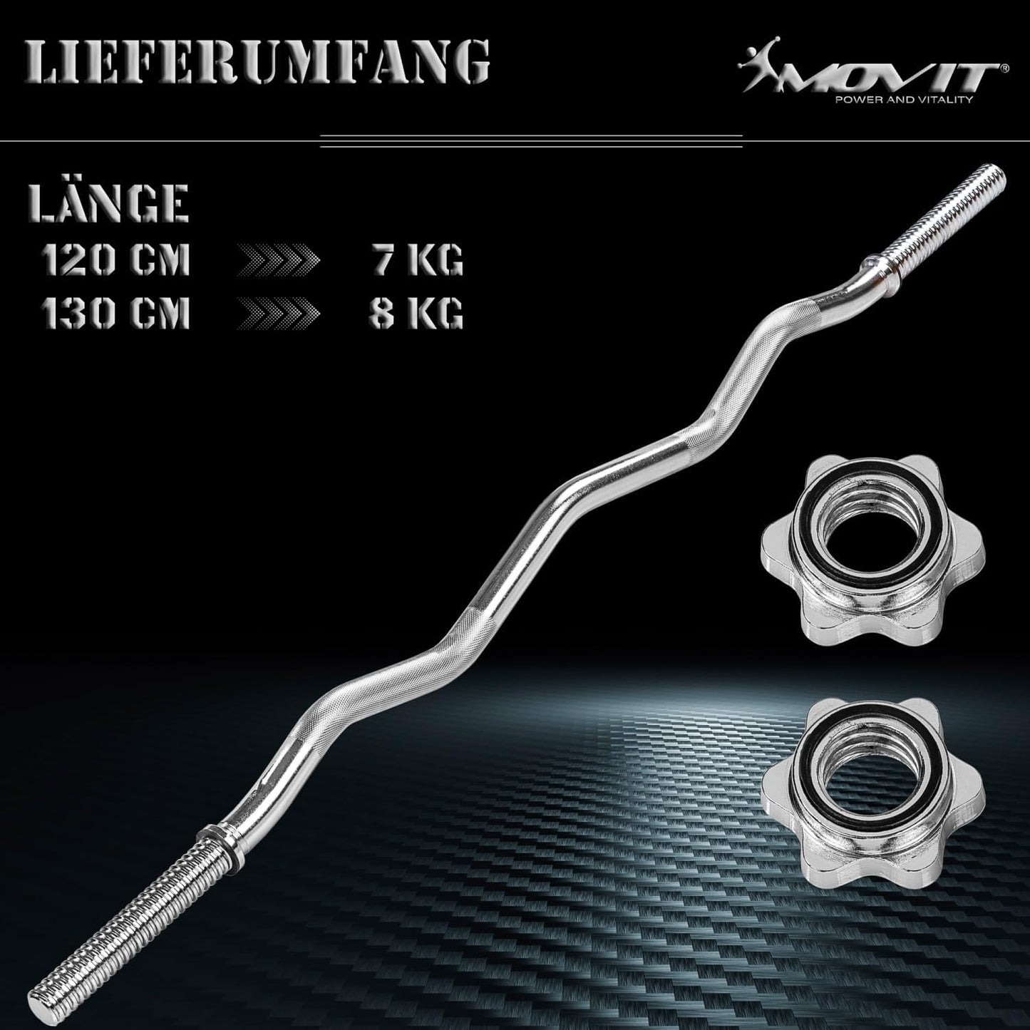 Bilanciere EZ Curl 30 mm