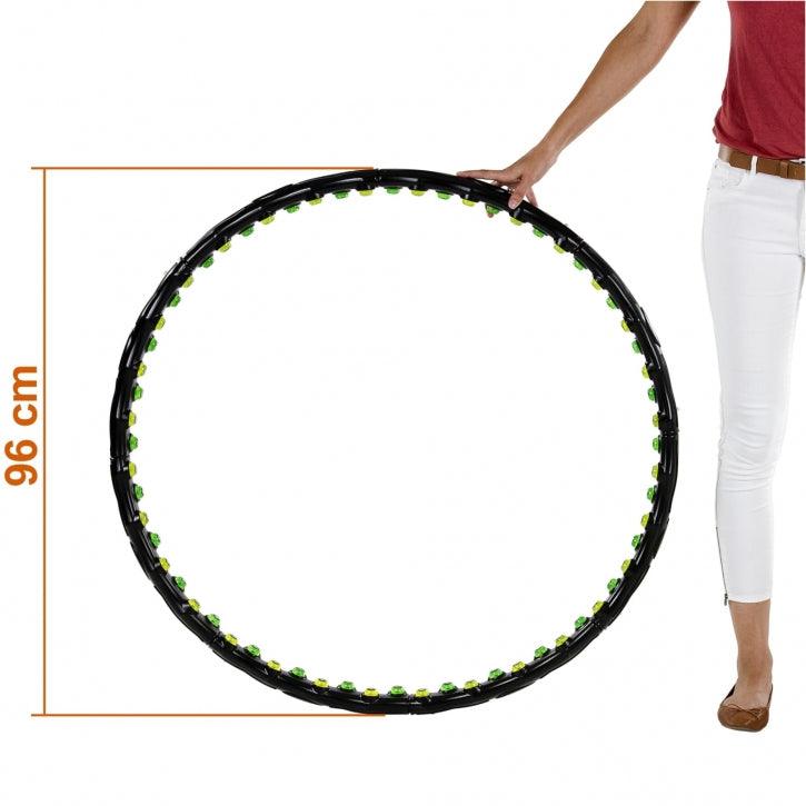Hula Hoop con Punte Massaggianti e Magneti, Ø 96 - 110 cm