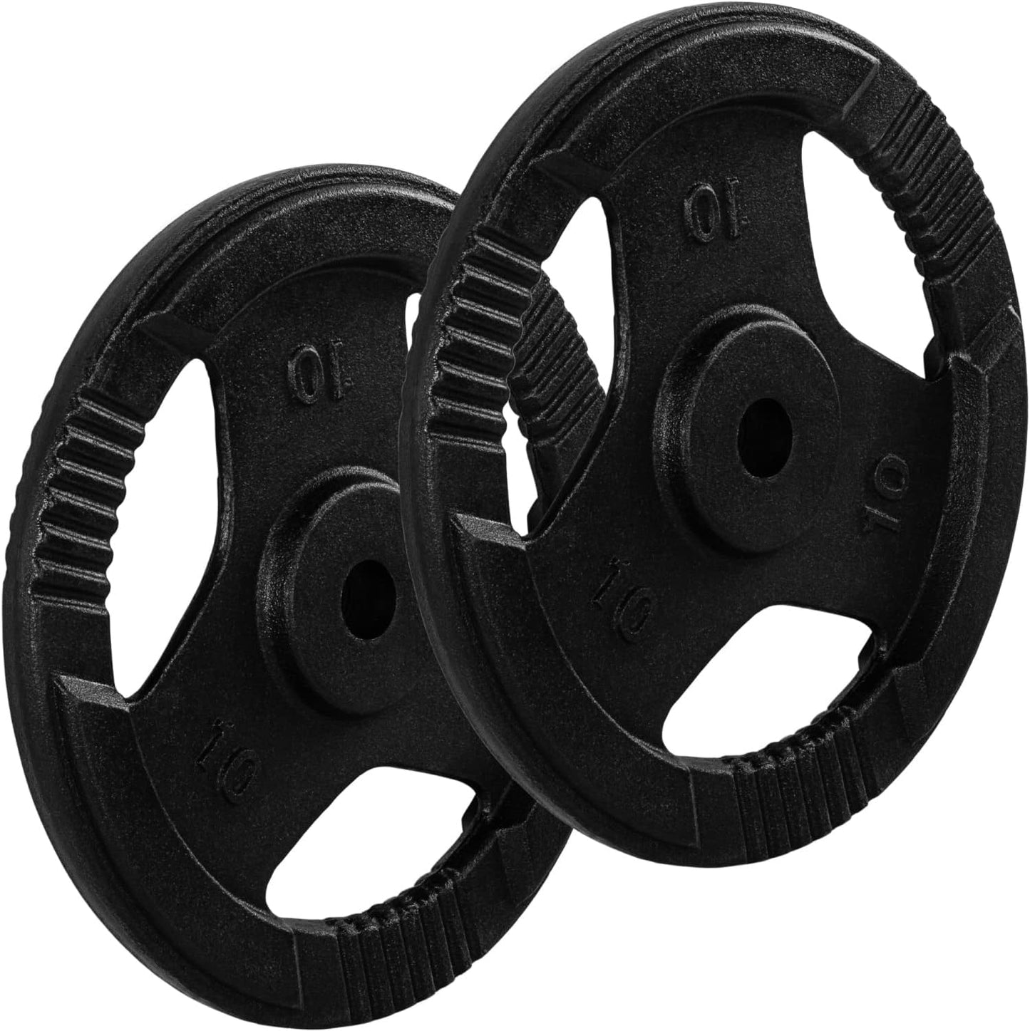 Set Dischi Pesi 30/31 mm, 2 - 30 kg, con impugnatura in ghisa