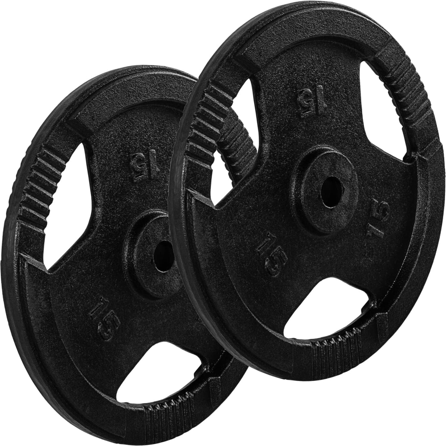 Set Dischi Pesi 30/31 mm, 2 - 30 kg, con impugnatura in ghisa