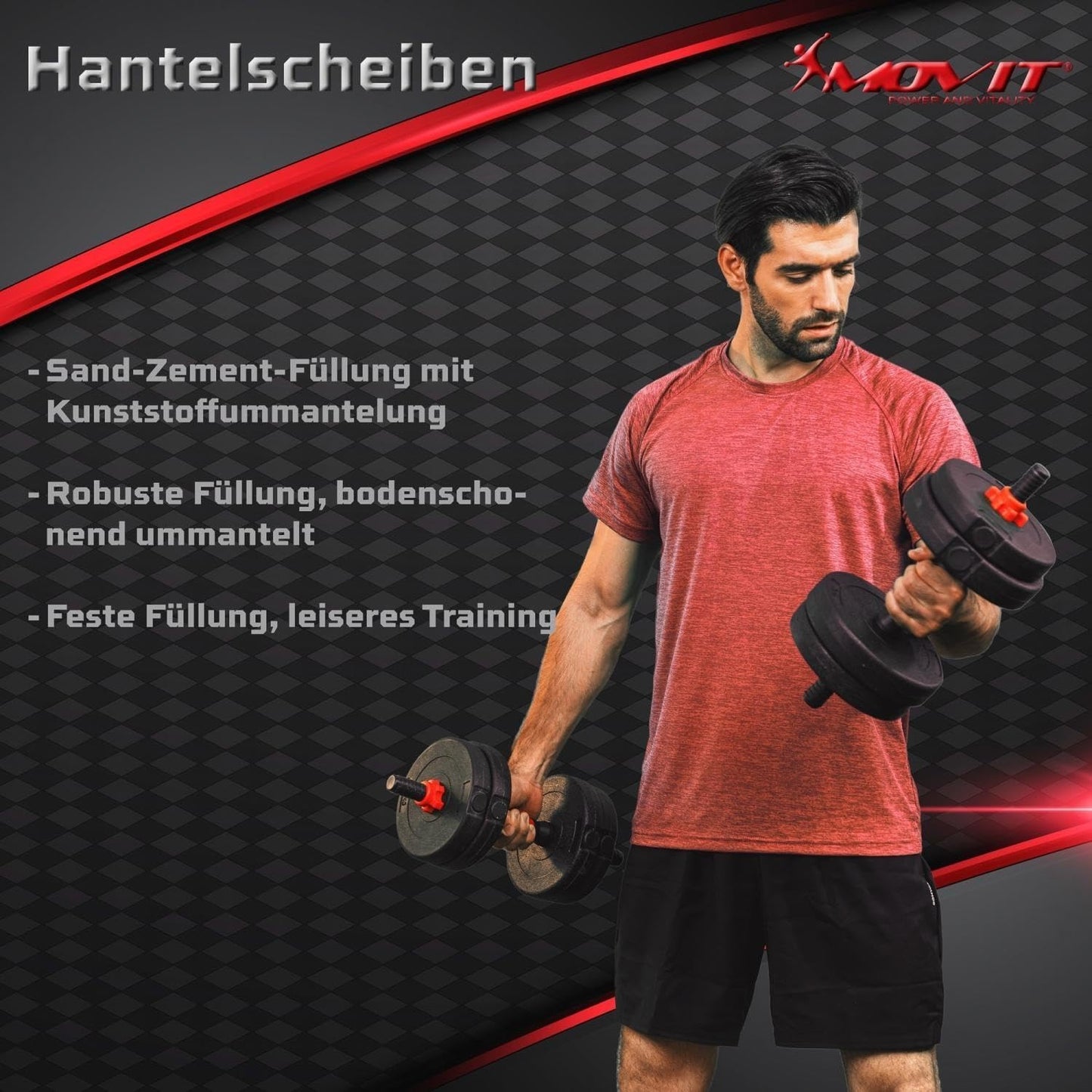 Set manubri 6-in-1 20 – 30 kg