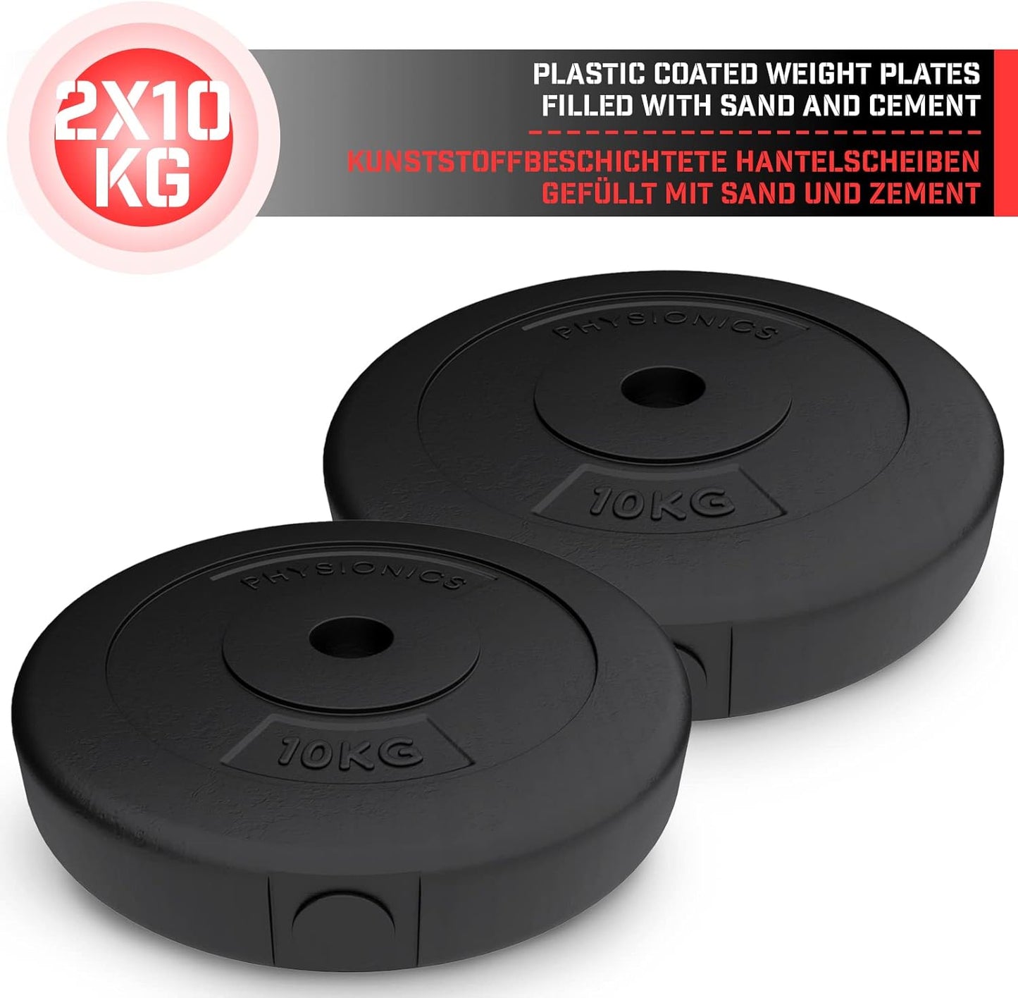 Set Dischi Pesi 30/31 mm, 5 - 30 kg, in plastica
