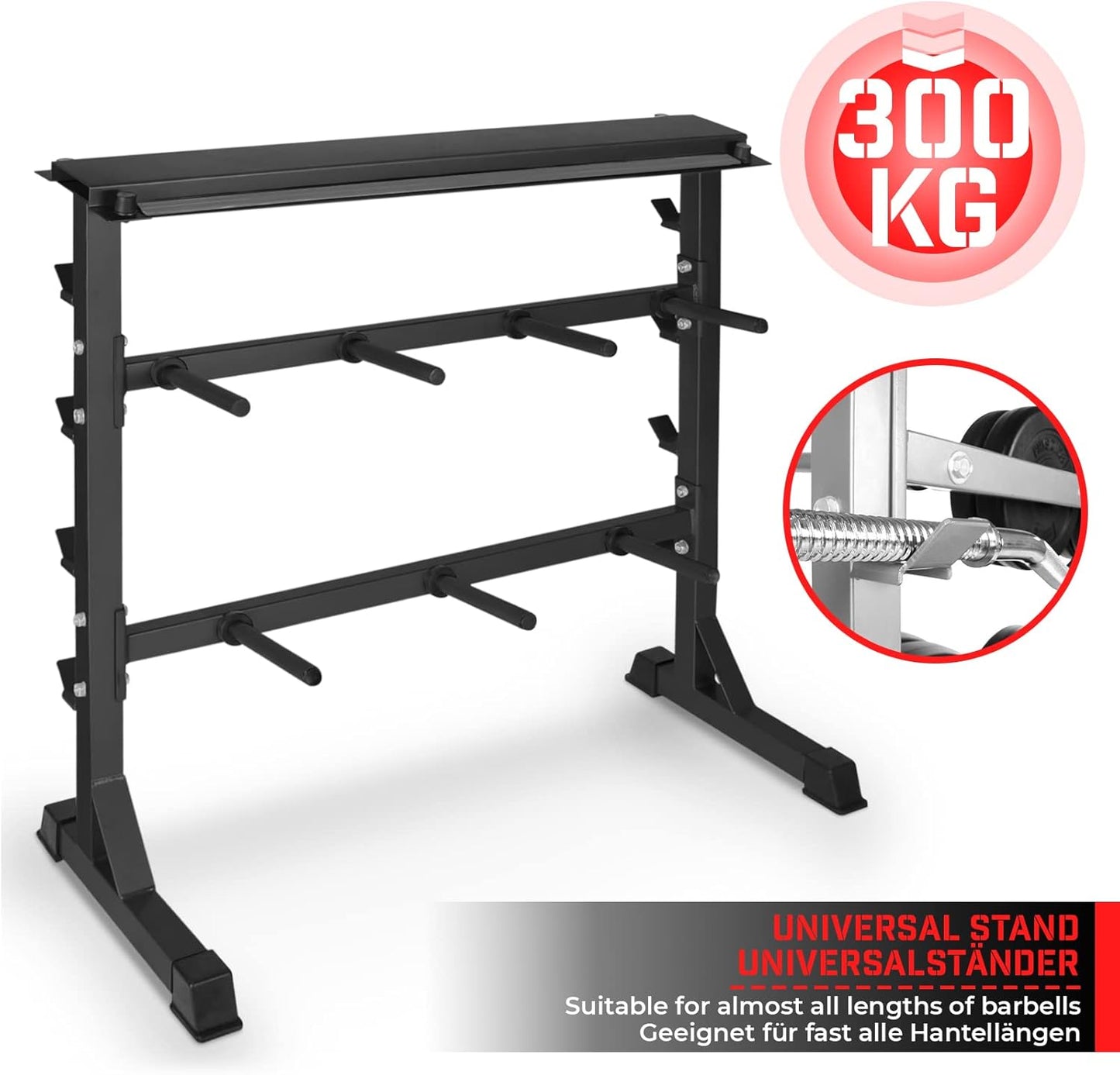 Rastrelliera Porta Dischi 25 mm, Carico Massimo 300 kg