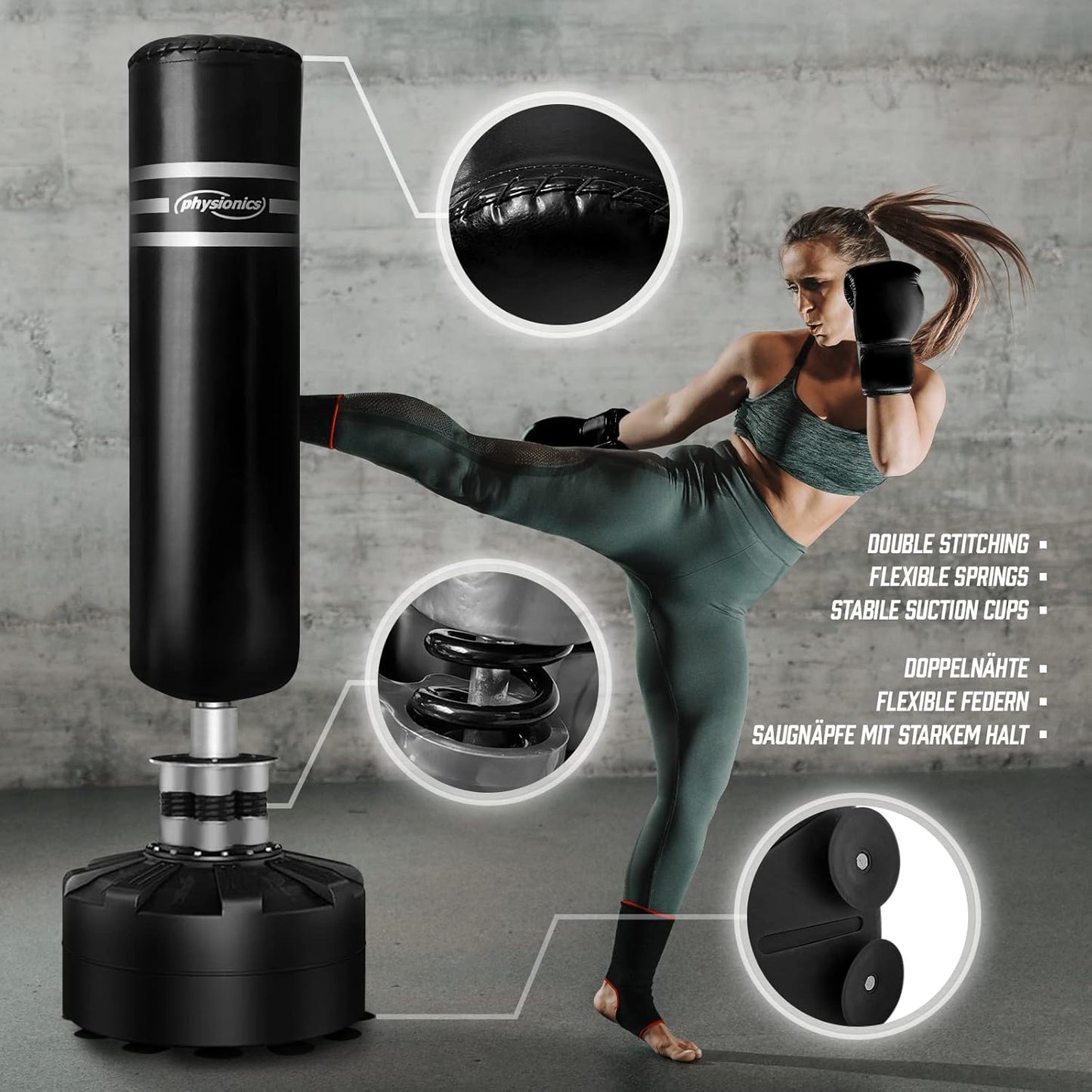 Sacco da boxe da terra 175 cm