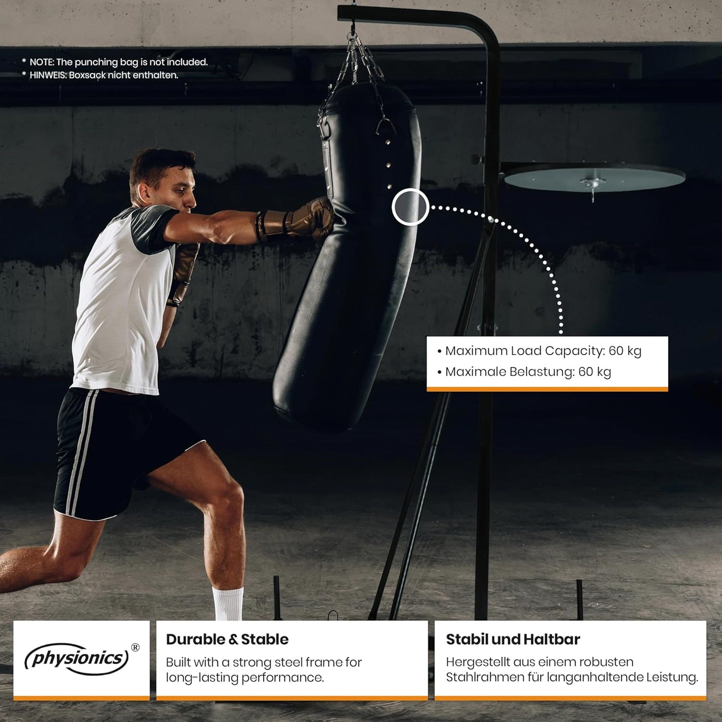 Stazione Boxe 2 in 1 - Supporto per Sacco e Speedball