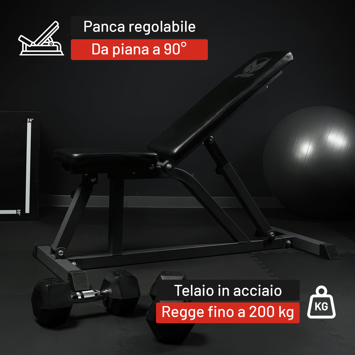 Panca Inclinata Serie E