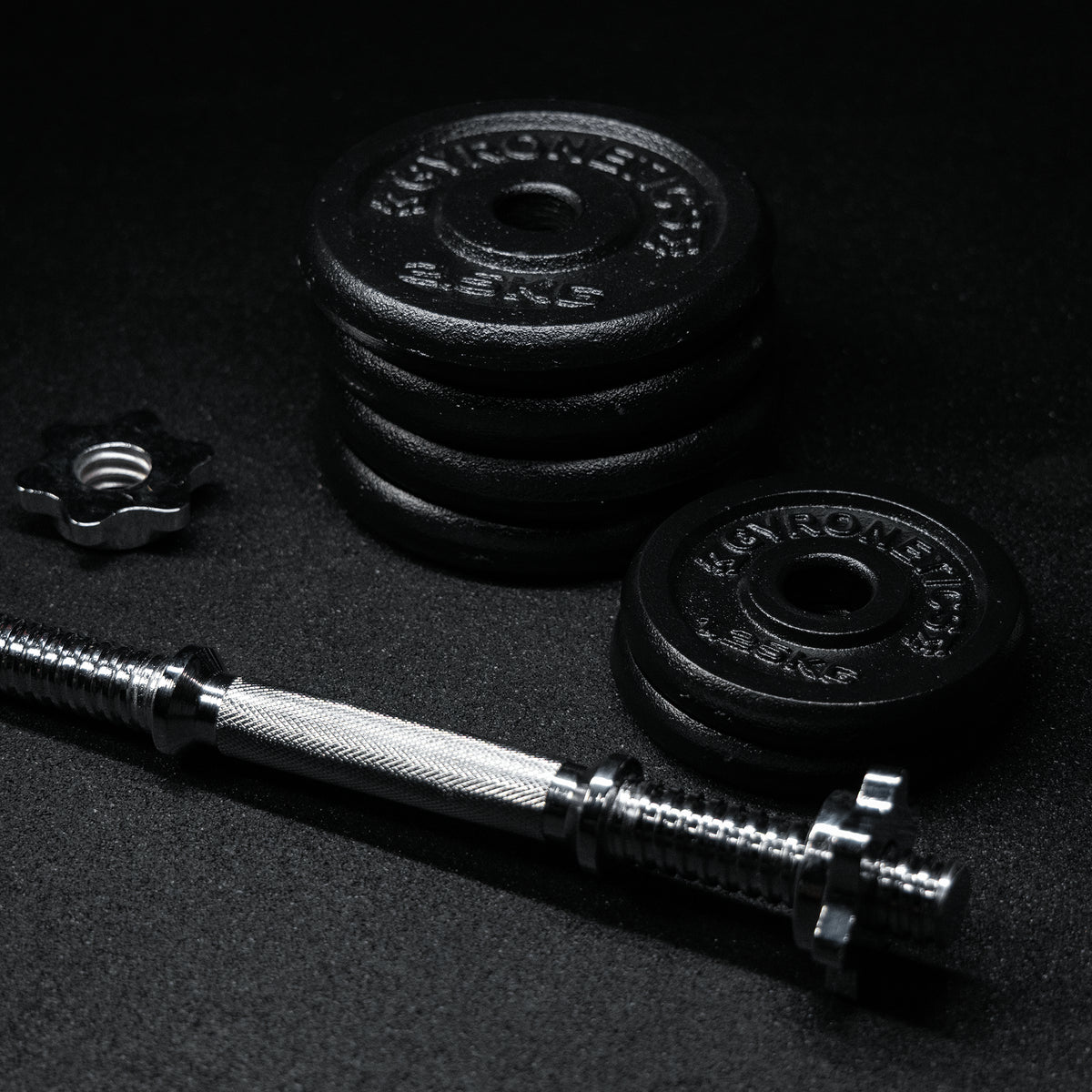 Set Manubri E-Series in Ghisa 15 kg 25 mm