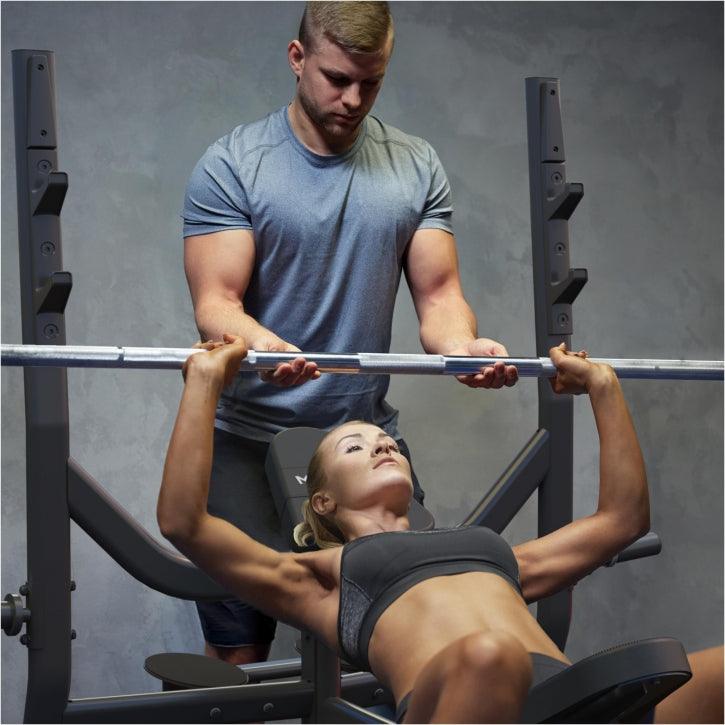 Panca inclinata con ripiano PRO Set