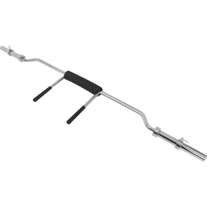 Safety Squat Bar Olympia 50/51 mm, cromato/nero