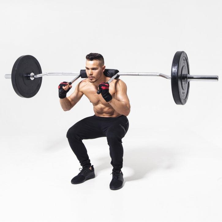 Safety Squat Bar Olympia 50/51 mm, cromato/nero