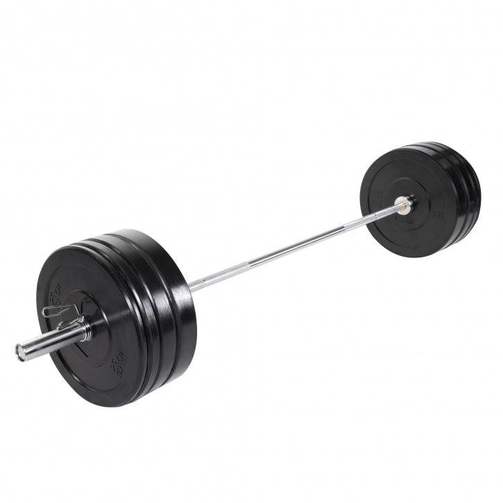 Set Bilanciere Olympia con Dischi Bumper 140 kg