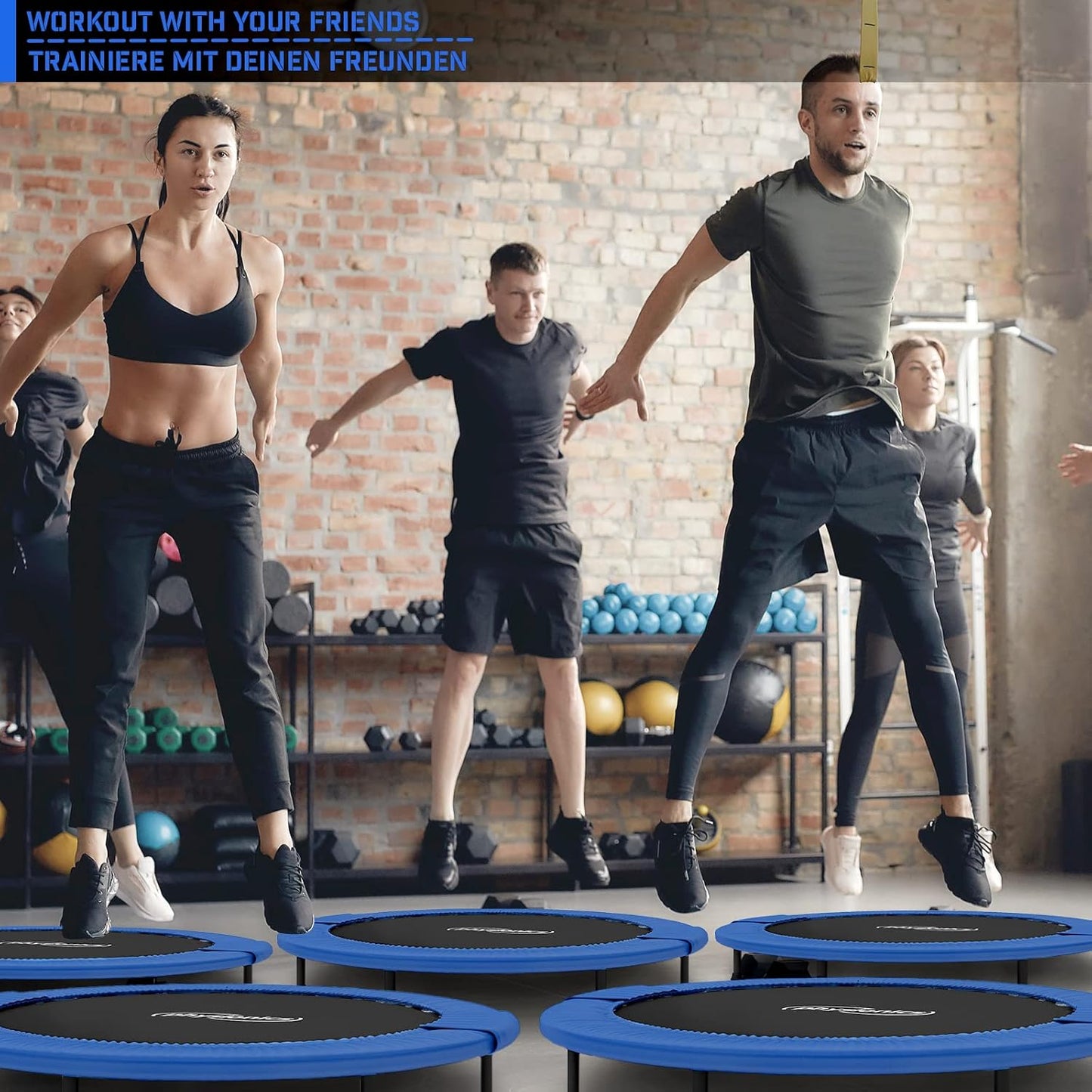 Trampolino Fitness 81 - 122 cm