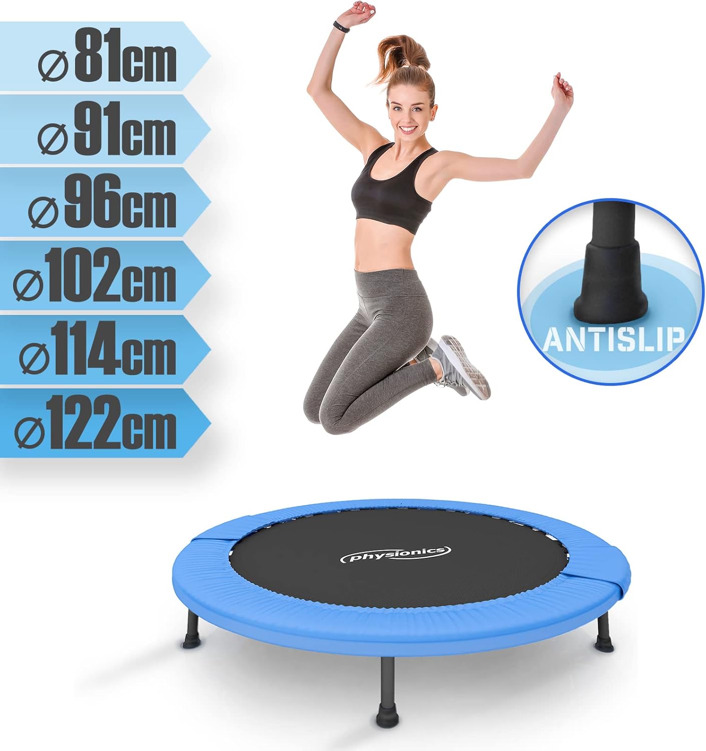 Trampolino Fitness 81 - 122 cm
