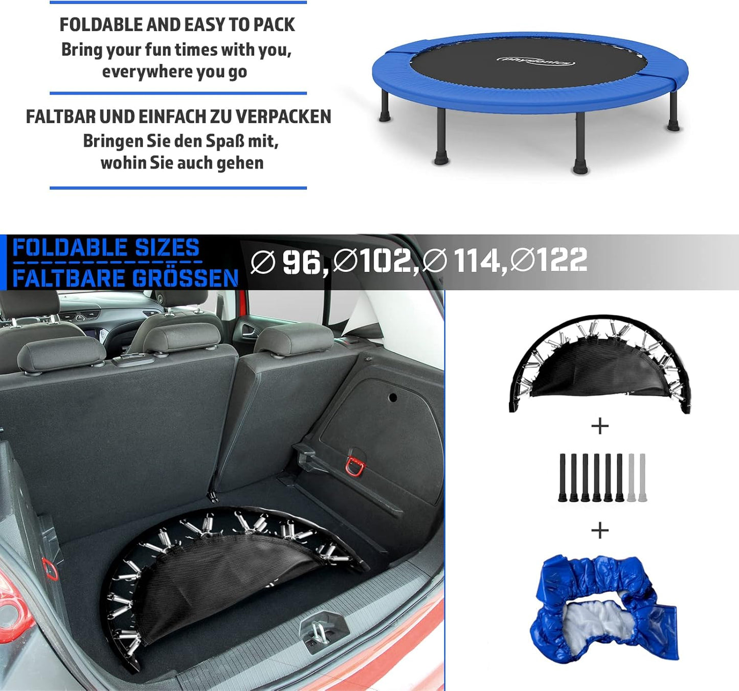 Trampolino Fitness 81 - 122 cm