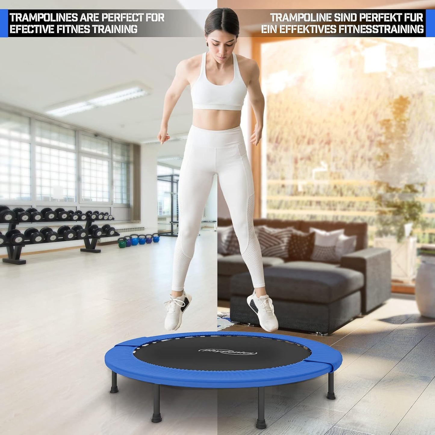 Trampolino Fitness 81 - 122 cm