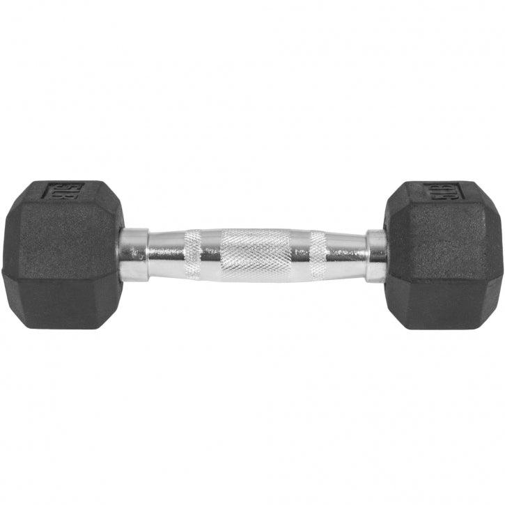 Manubri Esagonali gommati, 5-60 lb (2,3-27,2 kg)