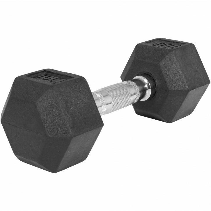 Manubri Esagonali gommati, 5-60 lb (2,3-27,2 kg)