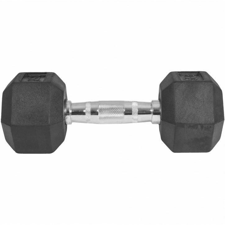 Manubri Esagonali gommati, 5-60 lb (2,3-27,2 kg)