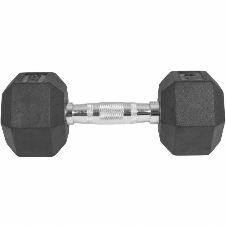 Manubri Esagonali gommati, 5-60 lb (2,3-27,2 kg)