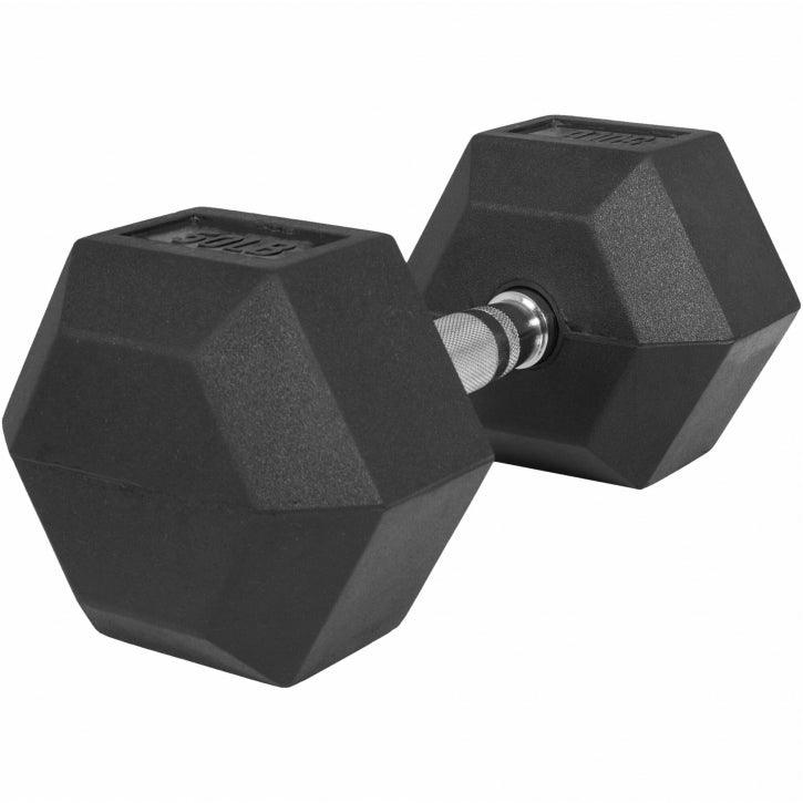Manubri Esagonali gommati, 5-60 lb (2,3-27,2 kg)