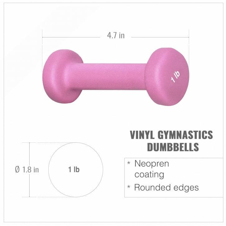 Manubri in neoprene 2 x 1-10 libbre (0,5 kg - 4,5 kg)