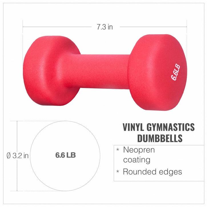 Manubri in neoprene 2 x 1-10 libbre (0,5 kg - 4,5 kg)