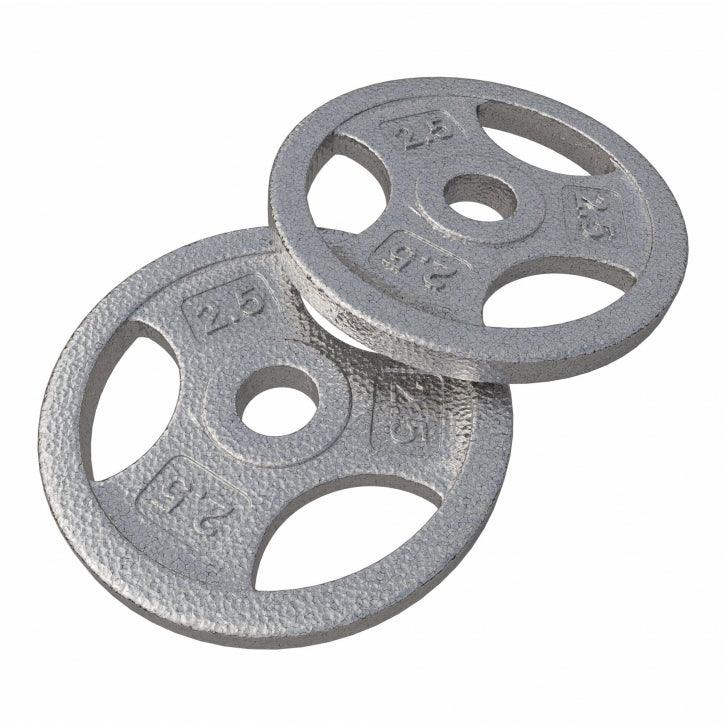 Dischi Pesi Tri Grip 2,5-45 lb (1,1-20,4 kg), 1" (25,4 mm), in ghisa