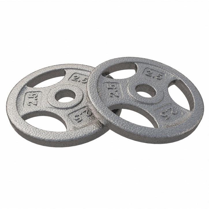 Dischi Pesi Tri Grip 2,5-45 lb (1,1-20,4 kg), 1" (25,4 mm), in ghisa