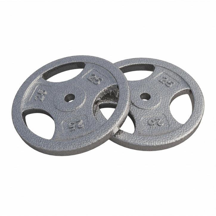 Dischi Pesi Tri Grip 2,5-45 lb (1,1-20,4 kg), 1" (25,4 mm), in ghisa