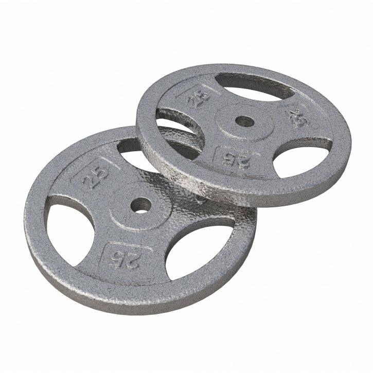 Dischi Pesi Tri Grip 2,5-45 lb (1,1-20,4 kg), 1" (25,4 mm), in ghisa