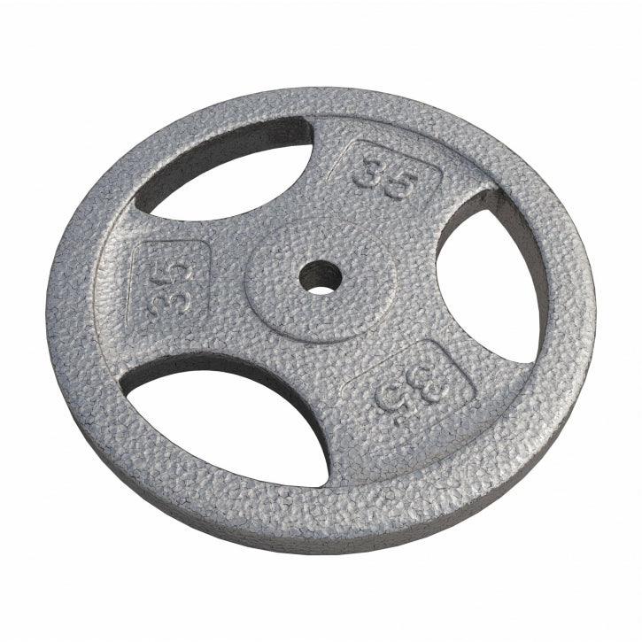 Dischi Pesi Tri Grip 2,5-45 lb (1,1-20,4 kg), 1" (25,4 mm), in ghisa
