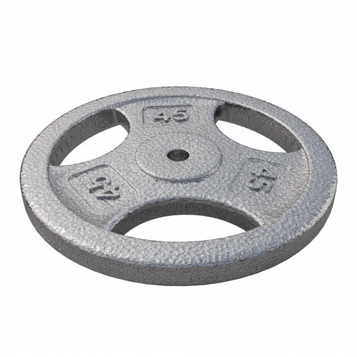 Dischi Pesi Tri Grip 2,5-45 lb (1,1-20,4 kg), 1" (25,4 mm), in ghisa