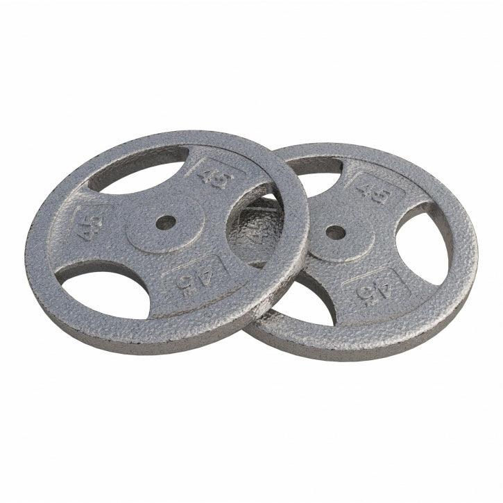 Dischi Pesi Tri Grip 2,5-45 lb (1,1-20,4 kg), 1" (25,4 mm), in ghisa