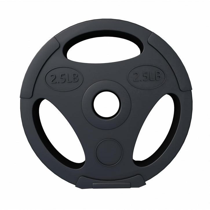 Dischi Pesi Tri Grip Ø 1"/25 mm, 2,5 - 35 lb, in plastica riempiti di cemento