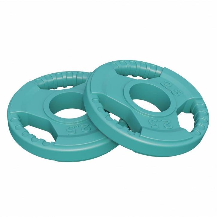 Dischi Pesi Tri Grip Olympia 2" (50/51 mm) in gomma