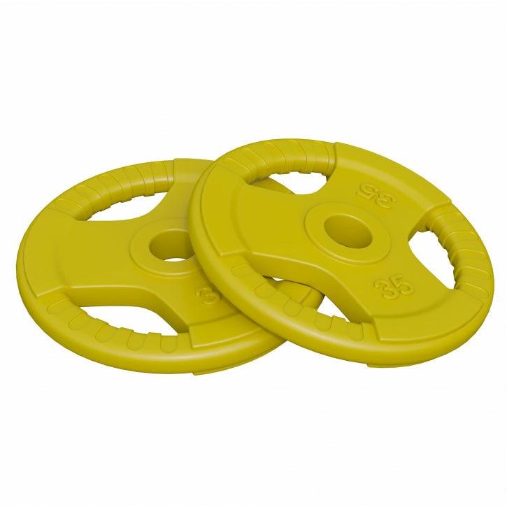 Dischi Pesi Tri Grip Olympia 2" (50/51 mm) in gomma