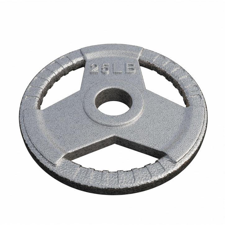 Dischi Pesi Tri Grip 2,5-45 lb (1,1-20,4 kg), 2" (50/51 mm), argento
