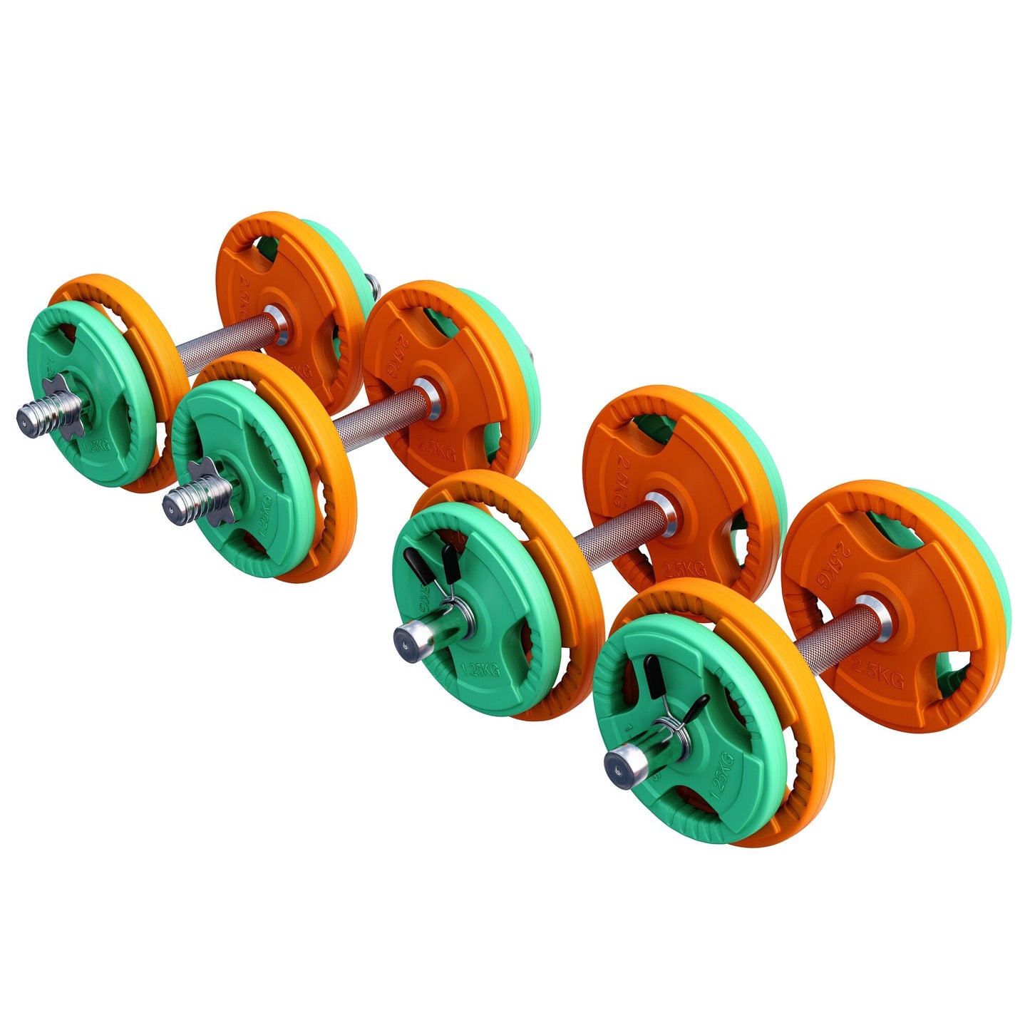 Set Manubri Rubber Gripper 20 kg