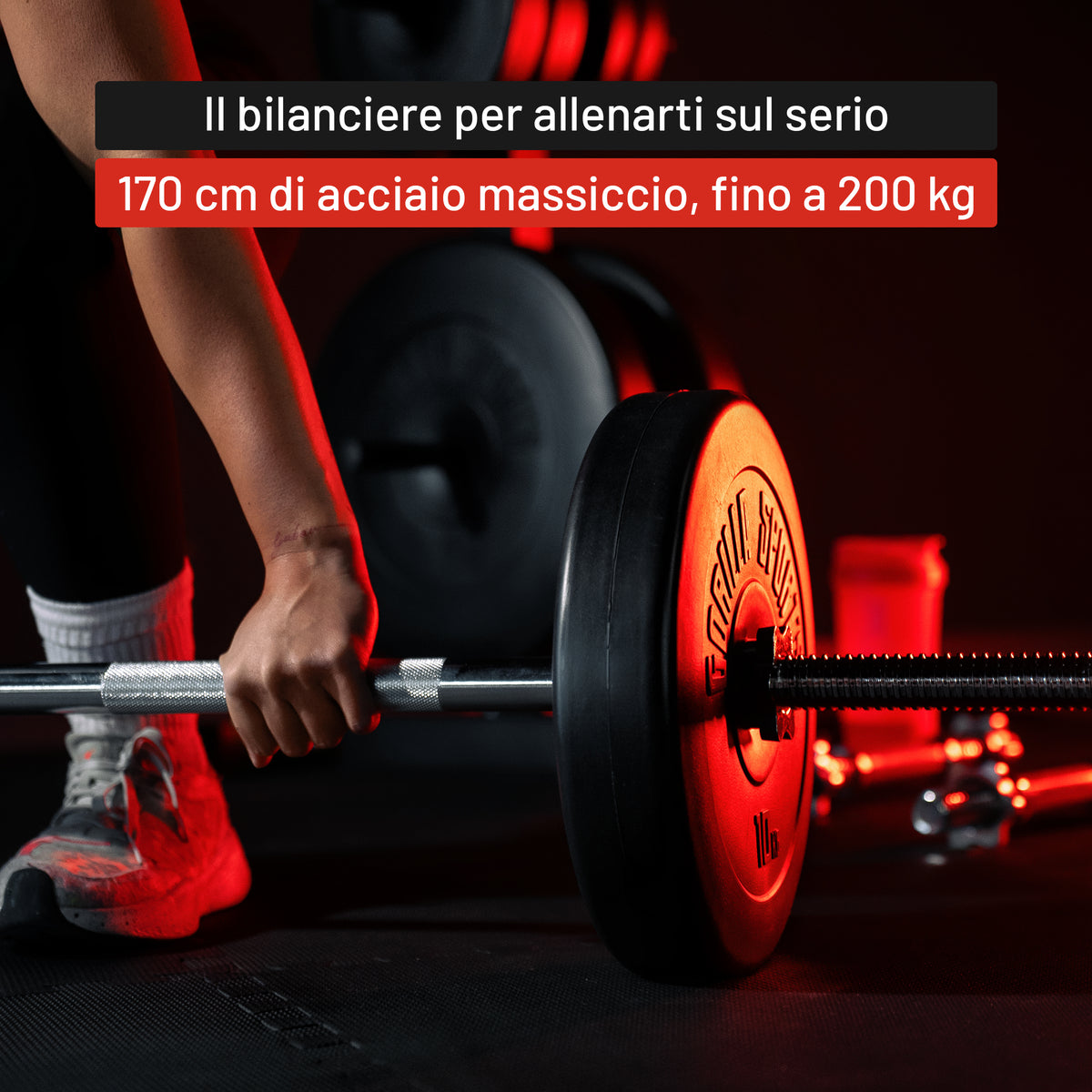 Bilanciere 170 cm con Chiusure a Stella
