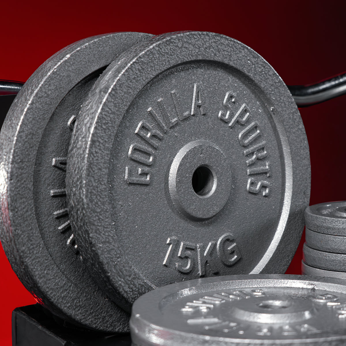 Set Bilanciere, Barra EZ, Manubri e Dischi in Ghisa 108 kg