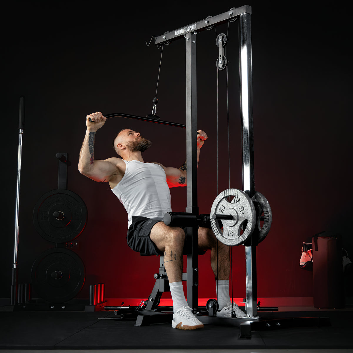 Lat Machine con Pulley e Maniglie
