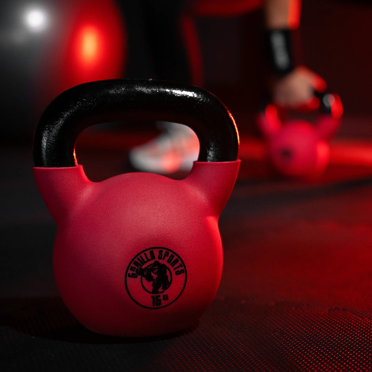 Kettlebell in Gesso con Rivestimento in Vinile 2 kg - 32 kg