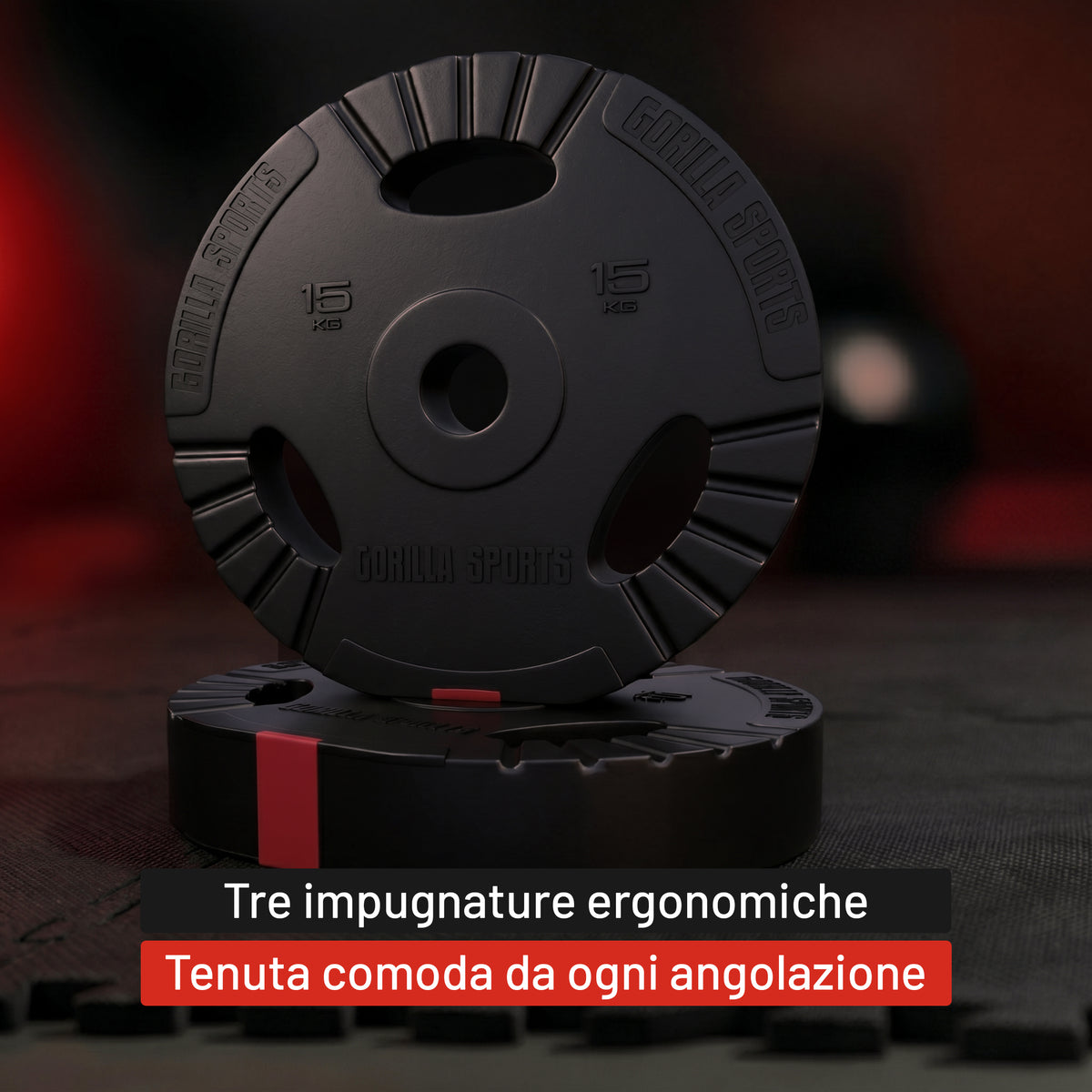 Dischi Pesi Tri Grip 30/31 mm, 1,25-15 kg